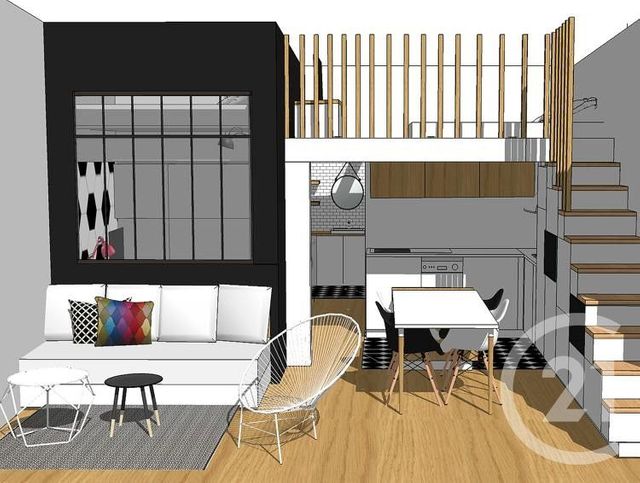 Appartement F2 à vendre - 3 pièces - 34.7 m2 - ST ANDRE DES EAUX - 44 - PAYS-DE-LOIRE - Century 21 Les Salines