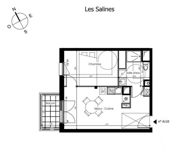 Appartement T2 à vendre - 2 pièces - 39.78 m2 - GUERANDE - 44 - PAYS-DE-LOIRE - Century 21 Les Salines